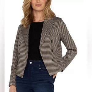 Liverpool Women's Black and Tan Blazer
